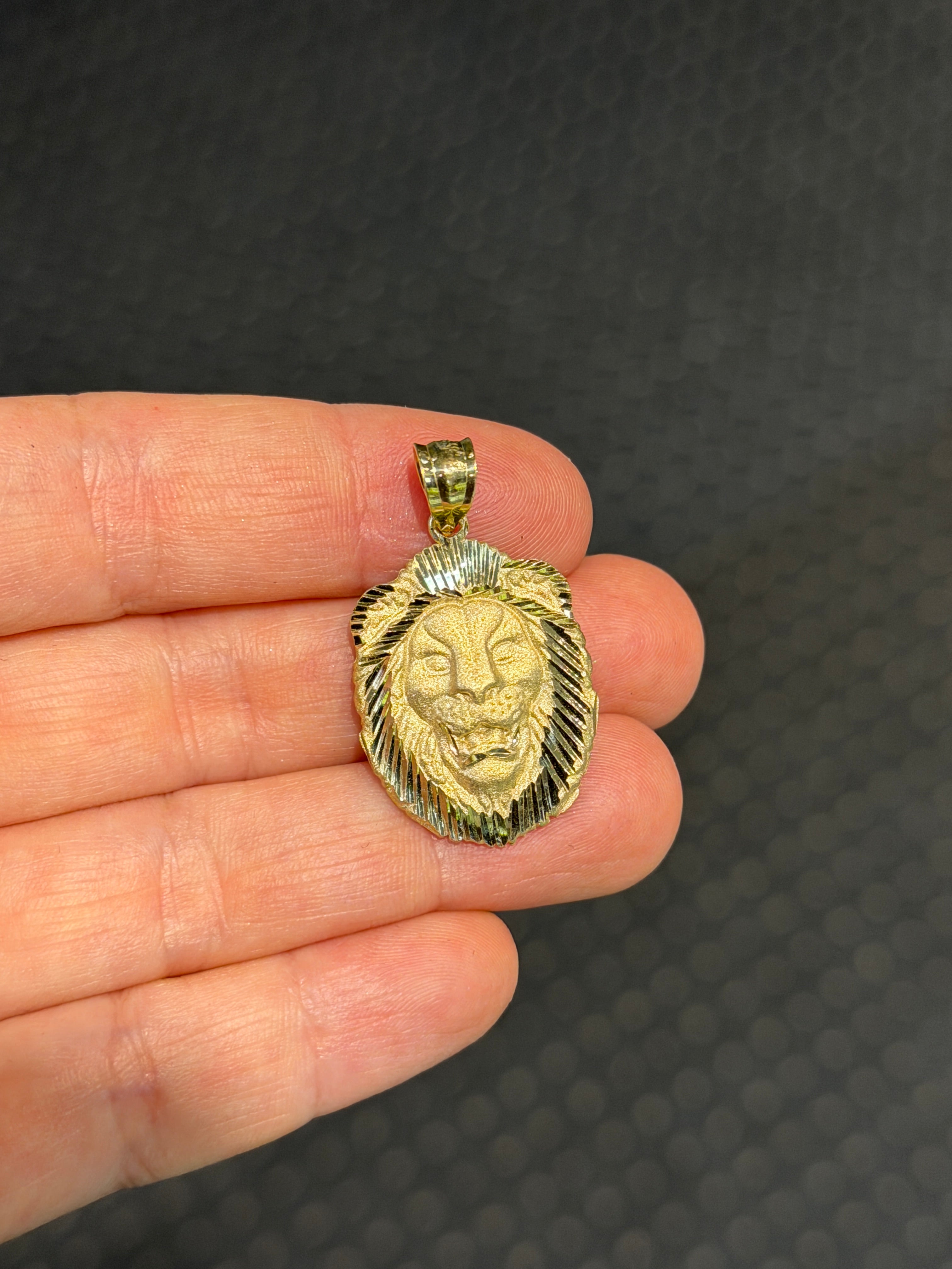 Organic Lion Head 14K Gold