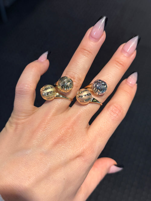 Madame Double Sphere Ring