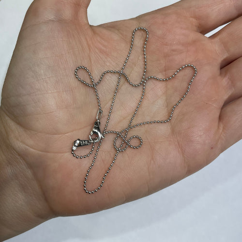 1.2MM Bead Chain (Platinum)