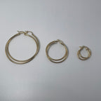 Classic Hoops Trio Set 14K