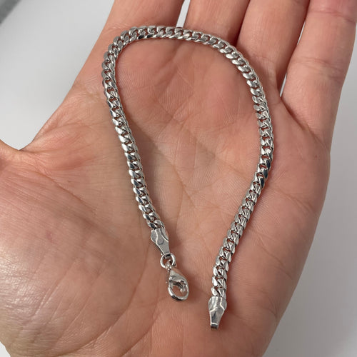 4.0MM Miami Cuban Bracelet (Platinum 950)