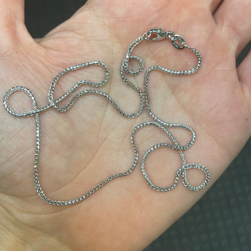 1.3MM Diamond Cut Franco Chain (Platinum 950)