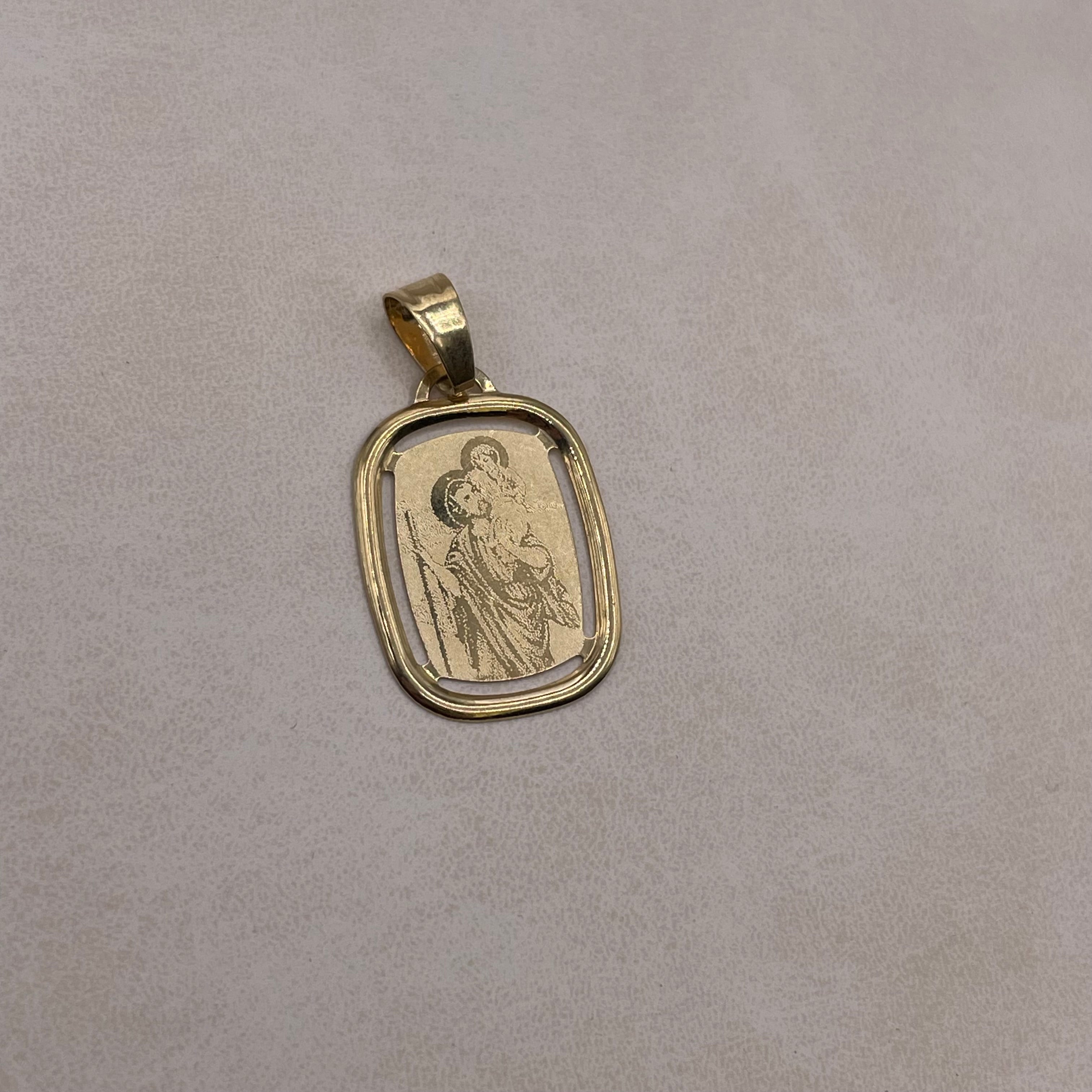 Vintage Religious Charm 14K - Saints Gold Co.