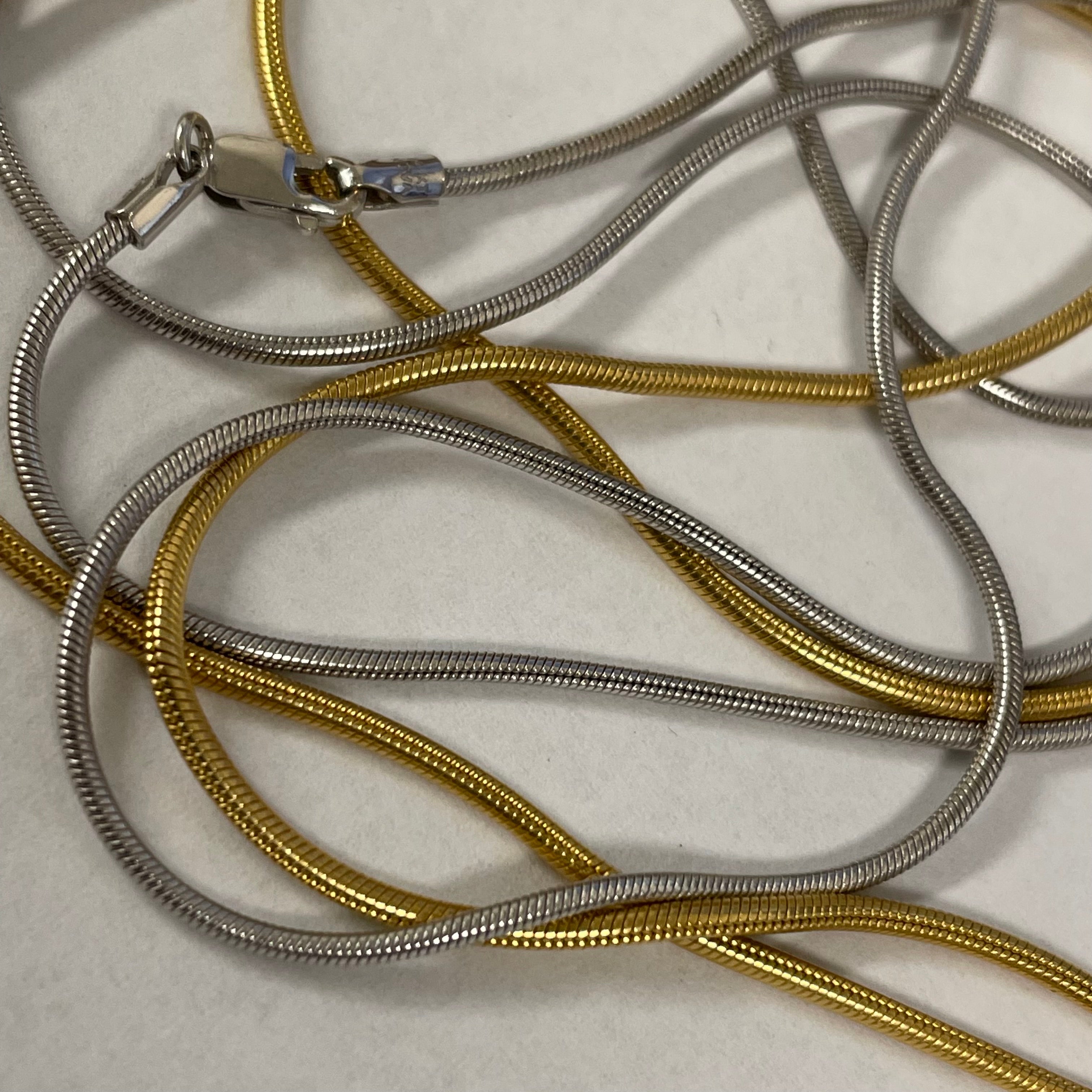 1.3MM Snake Chain 24” 10g 14k (final sale)