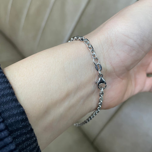 2.7MM New Power Link Bracelet (Platinum)