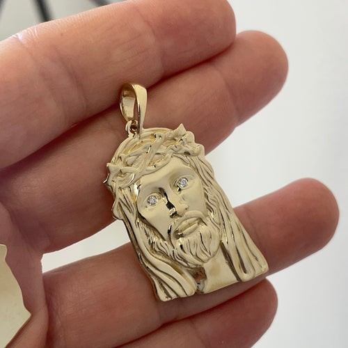 Saints Gold Jesus Piece