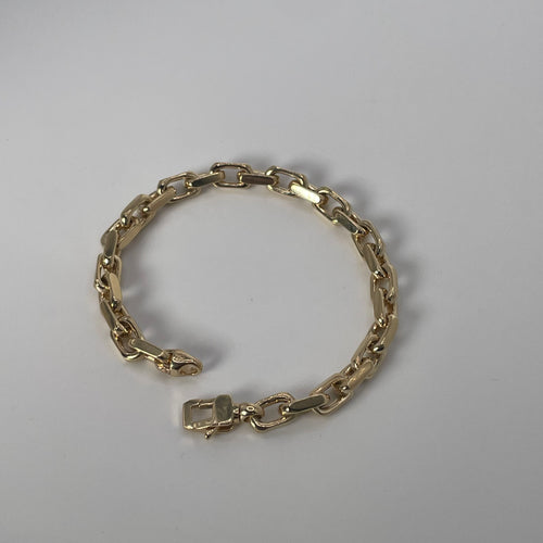 6.3MM SG Power Link Bracelet 8" (36.1g) 14K