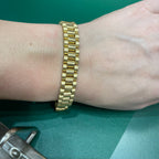 10MM Watch Band Bracelet 8” (45g) 18K