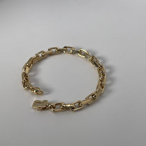 6.3MM SG Power Link Bracelet 8" (36.1g) 14K