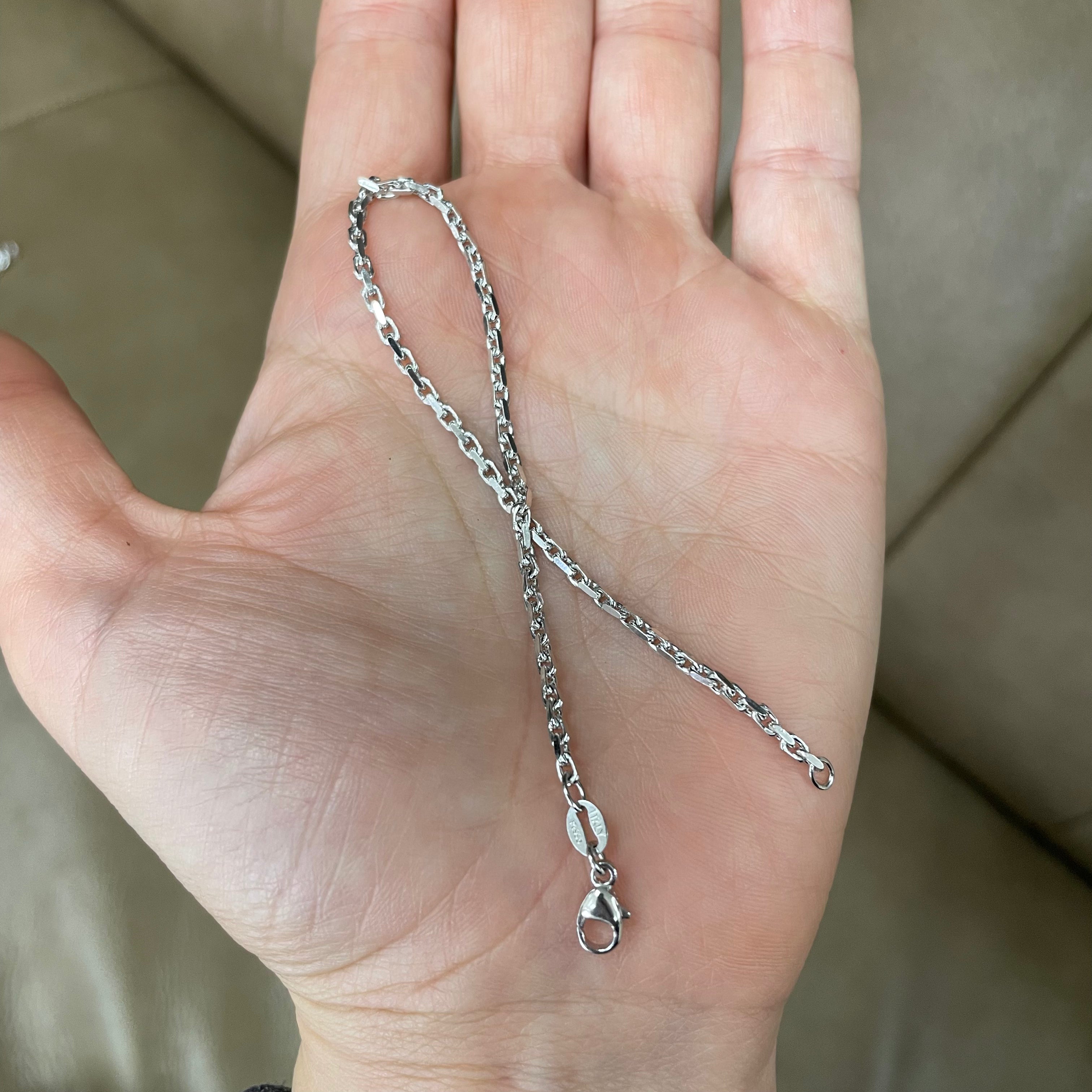 2.2MM New Power Link Bracelet (Platinum 950) - Saints Gold Co.