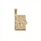14K Gold Holy Bible Pendant