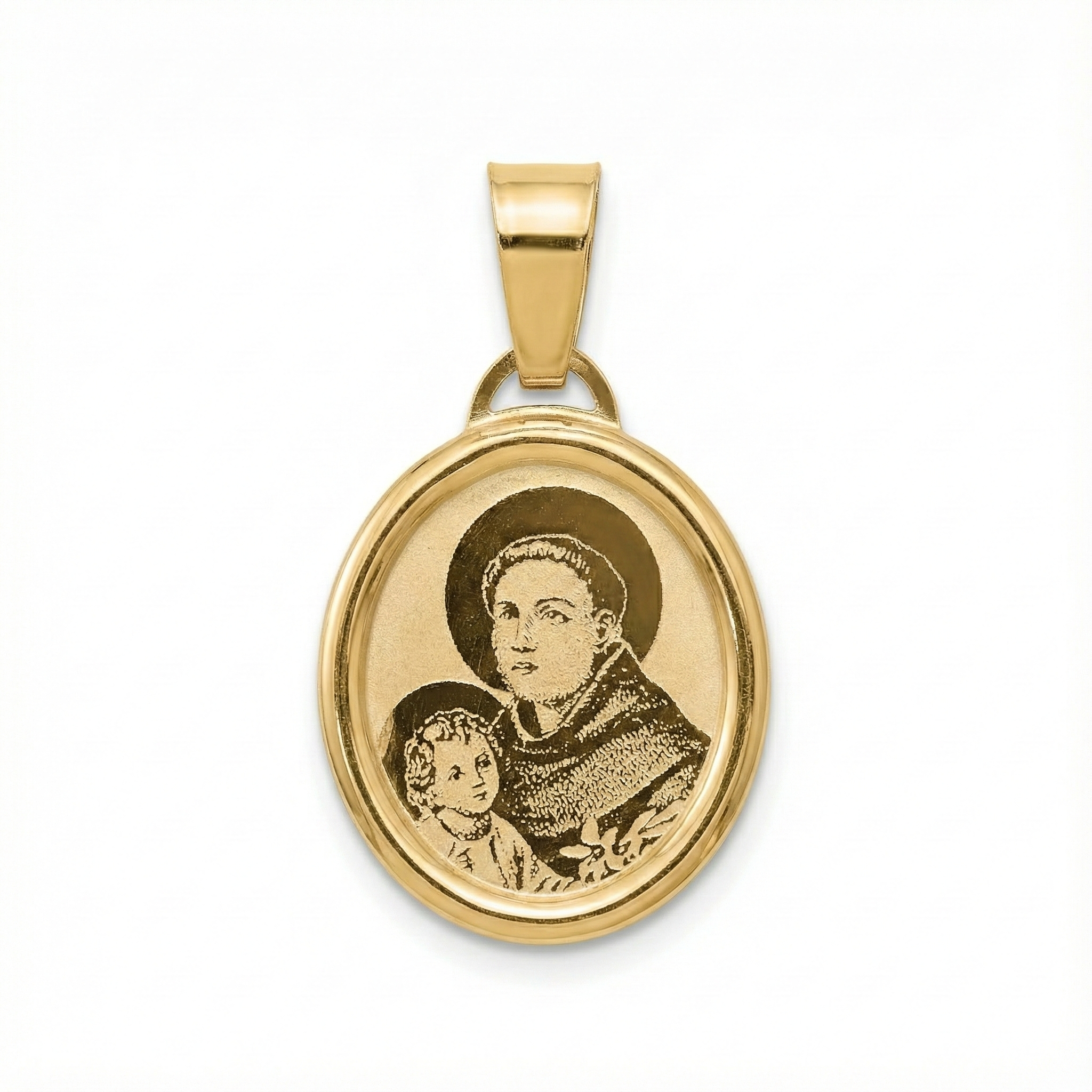 Vintage Religious Charm 14K