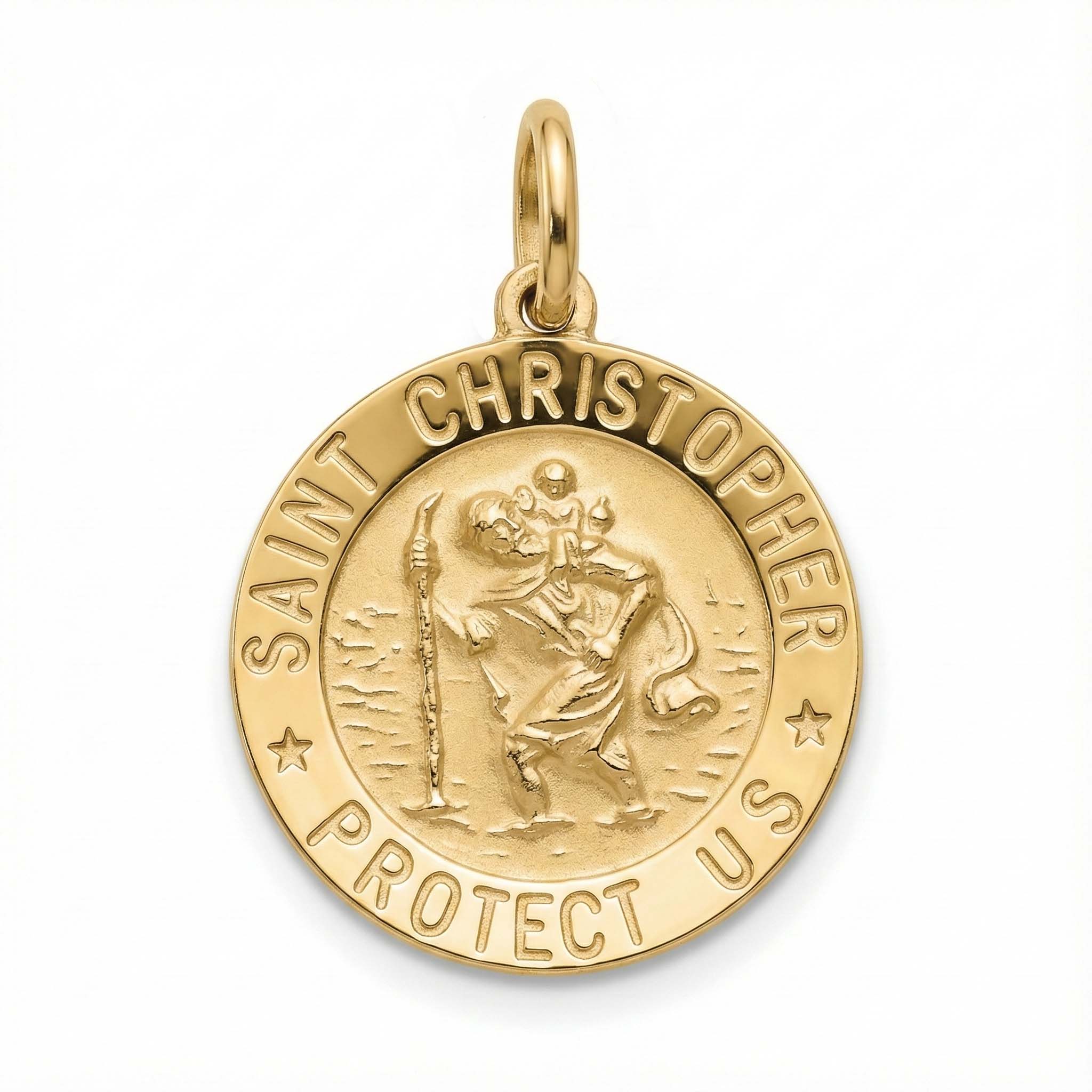 Saint Christopher Pendant 14K
