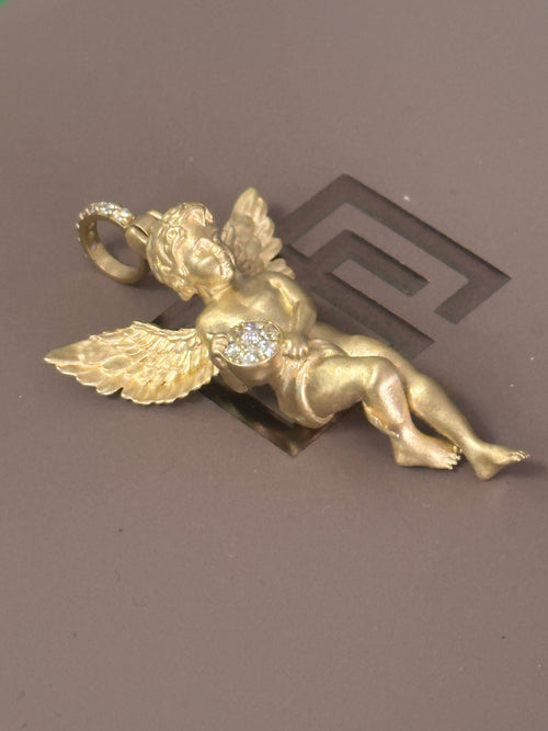 Saints Gold 3D Diamond Angel