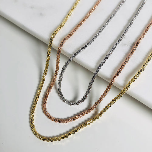 3.0MM Moonbead Chain