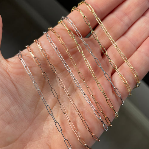 2.0MM Solid Paperclip Chain