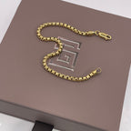 3.0MM Diamond Cut Box Bracelet (Final Sale)