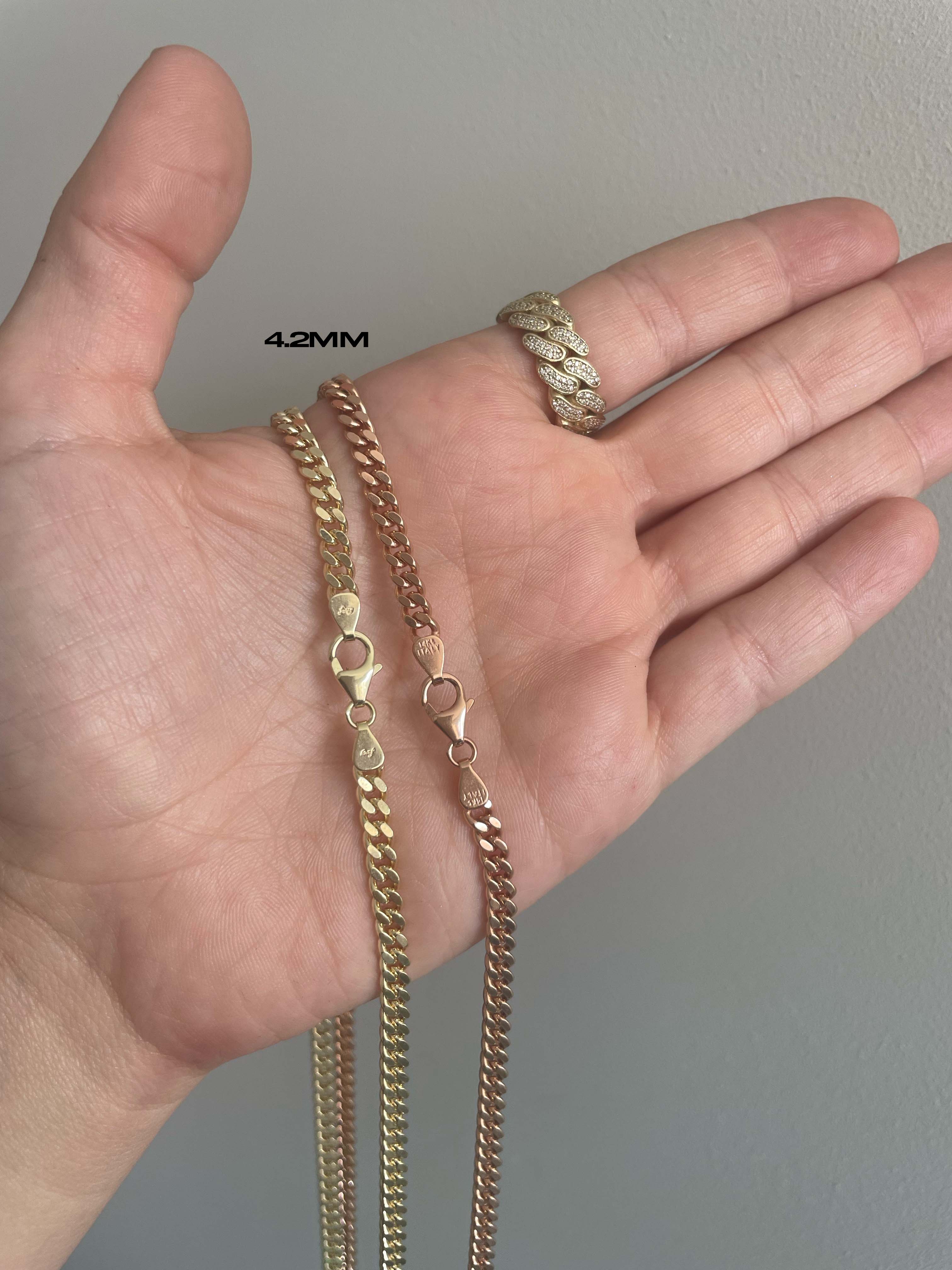 14K Baby Curb Chain (Solid Gold) - Saints Gold Co.