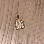 Two Tone Mary Pendant (Final Sale)