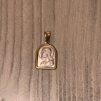 Two Tone Jesus Pendant (Final Sale)