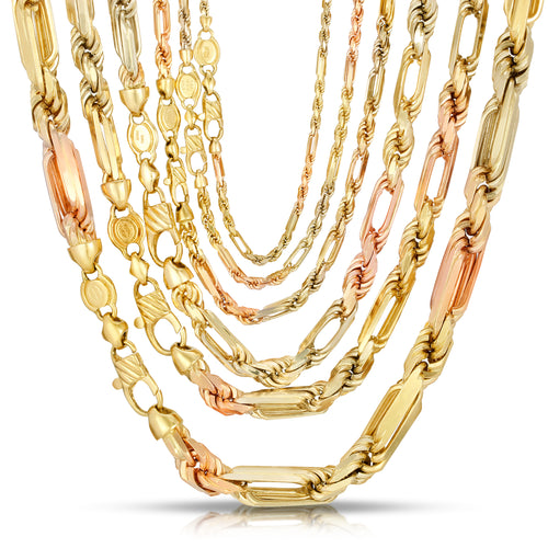 9.0MM Milano Chain (Tri Color)