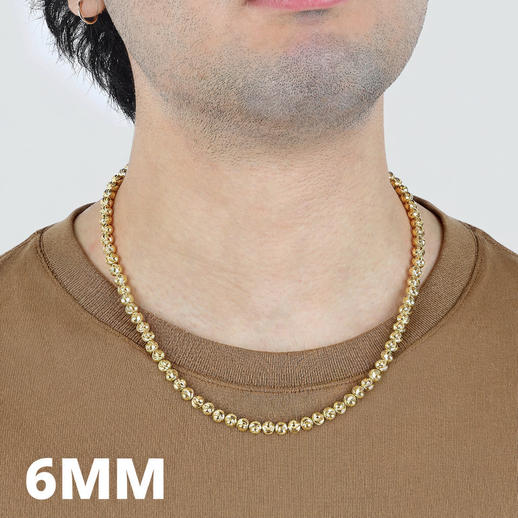 18K Moonbead Chain