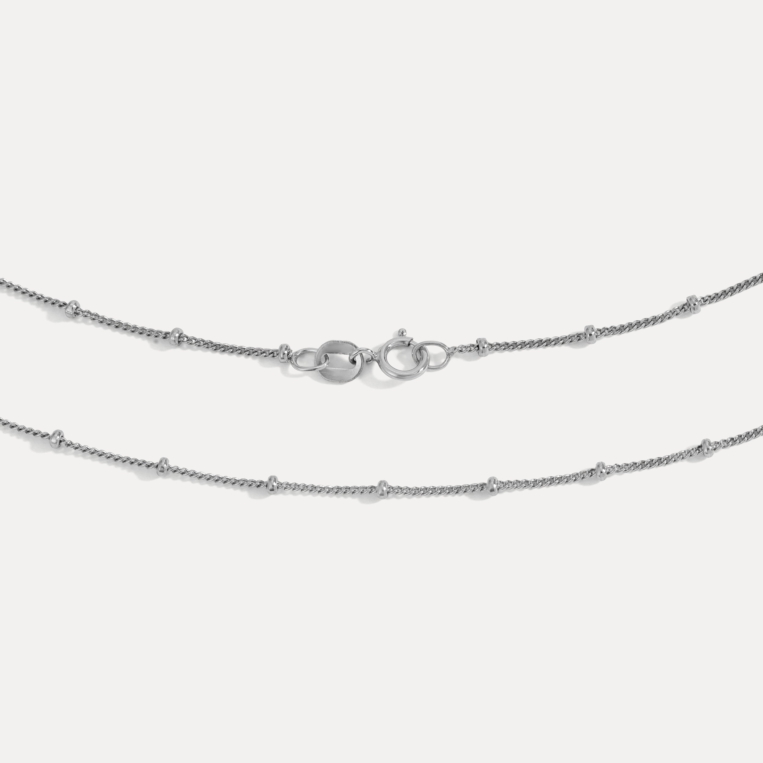 1.0MM Cable Bead Chain (Platinum)