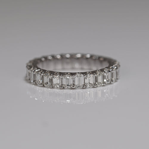 white gold ring with diamonds eternity ring 