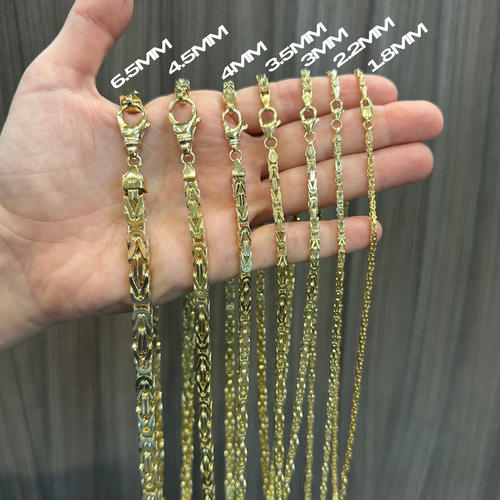 4.5MM Byzantine Chain - Saints Gold Co.