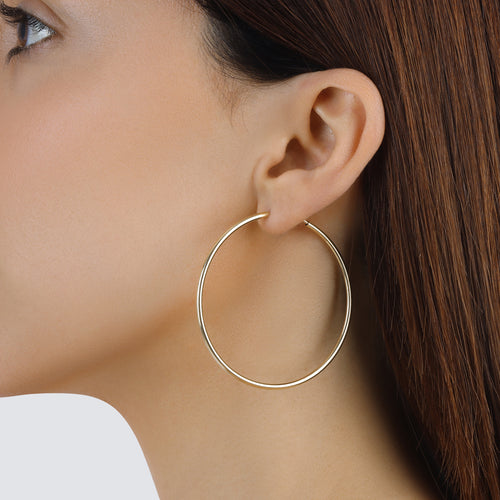 High Polished Endless Hoops