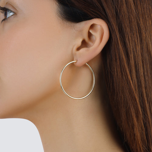 High Polished Endless Hoops