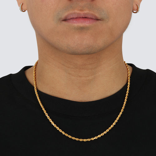 3.5MM Rope Chain (Diamond Cut)