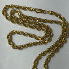 4.0MM Rope Chain Diamond Cut (FINAL SALE)