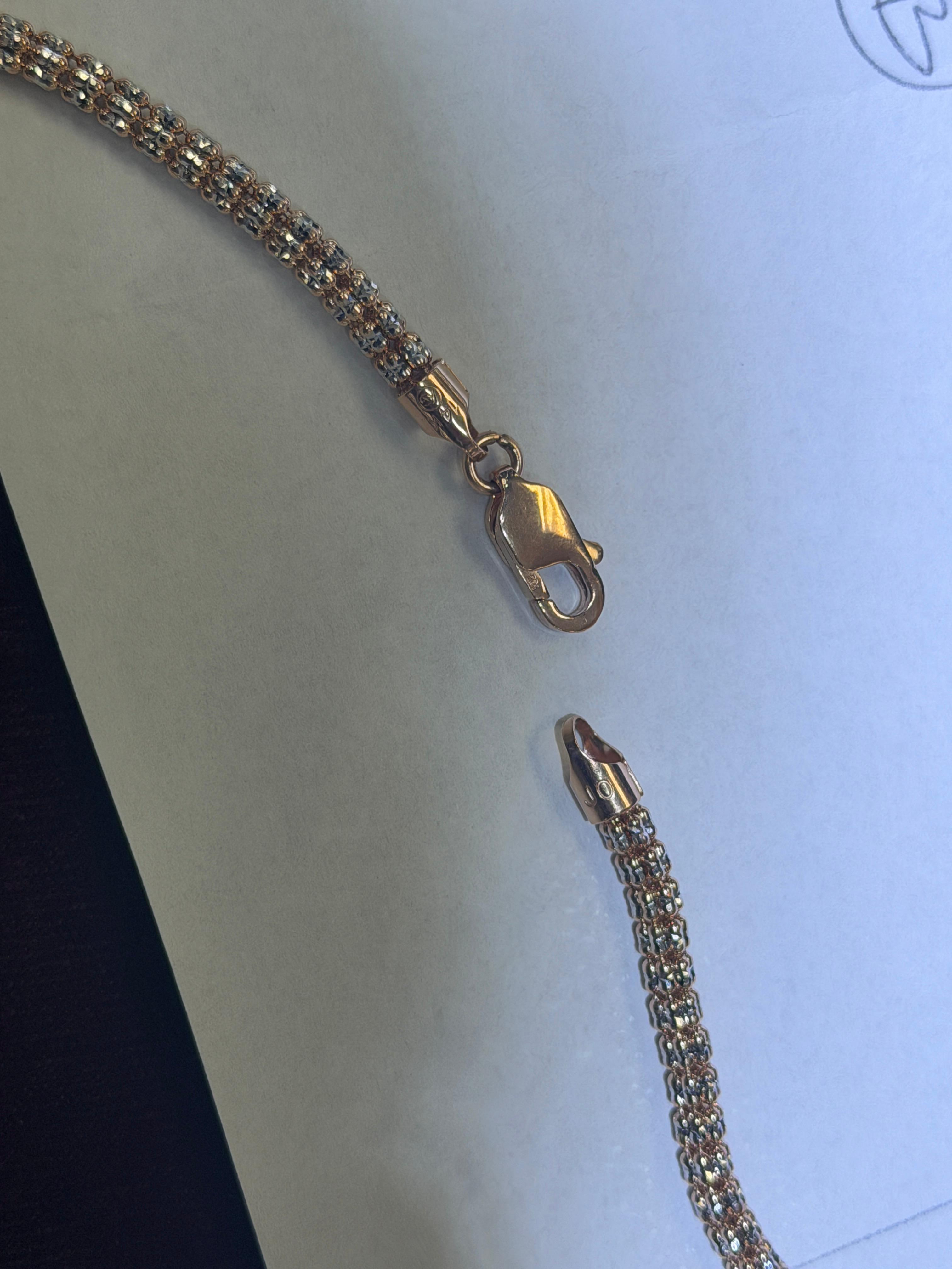 2.5MM Ice Chain Two-tone