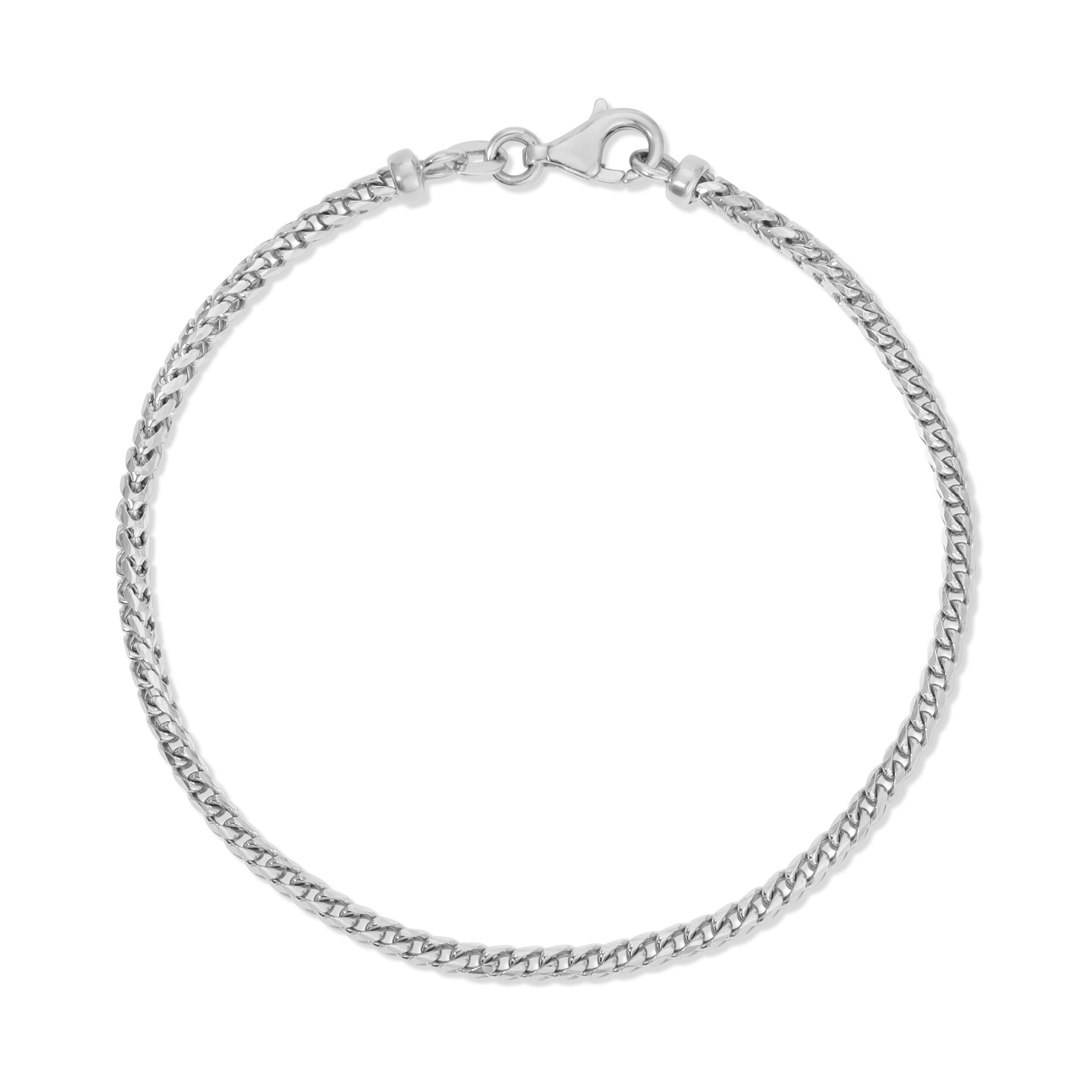 2.5MM Franco Bracelet (Diamond Cut) - Saints Gold Co.