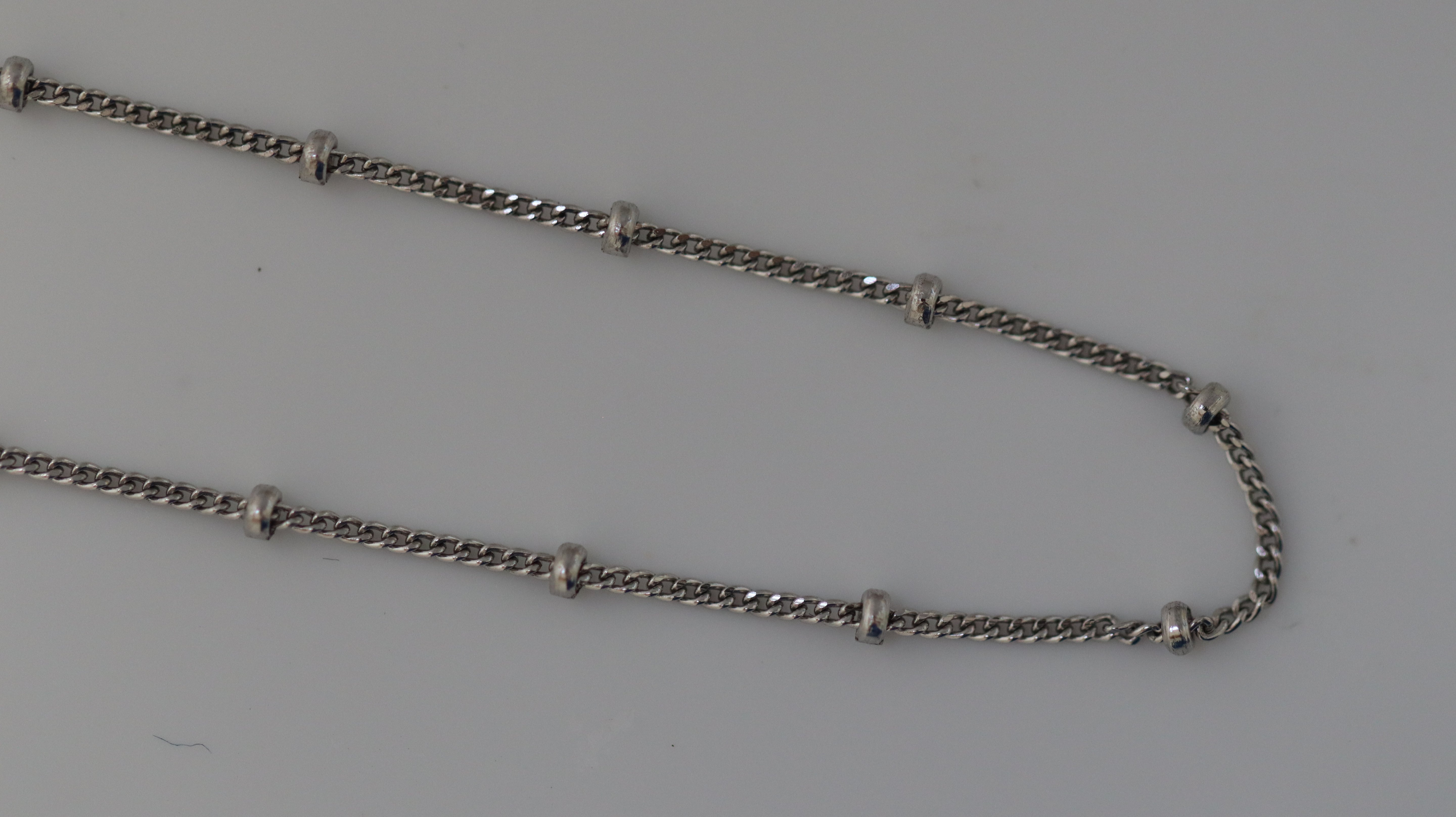 1.0MM Cable Bead Chain (Platinum) - Saints Gold Co.