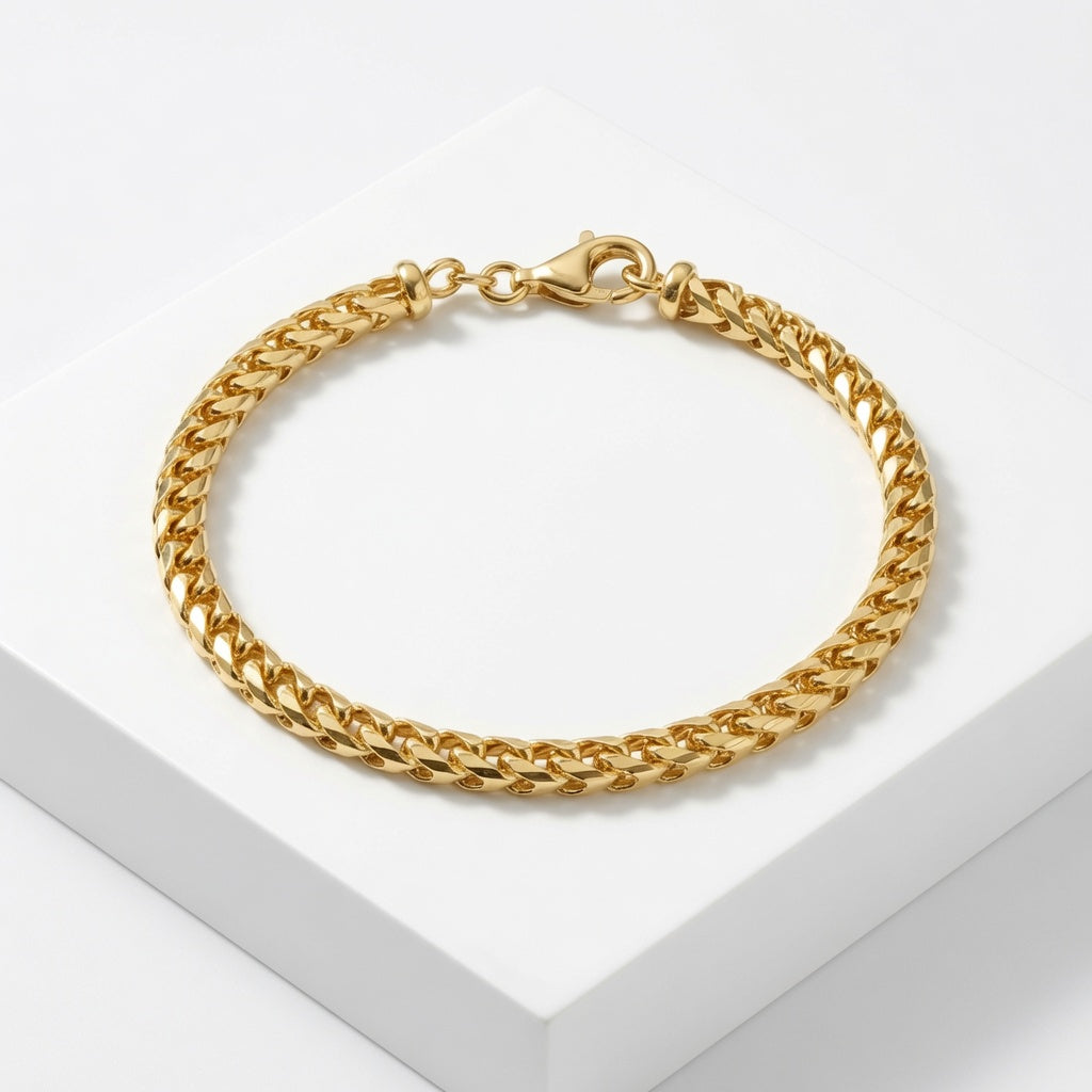 14K Franco Bracelet (Diamond Cut)