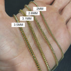 3.1MM Foxtail Franco Chain (Diamond Cut)