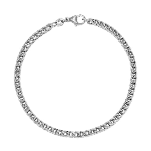 3.5MM Diamond Cut Franco Bracelet (Platinum 950)
