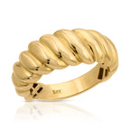 Croissant Ring Large - Saints Gold Co.