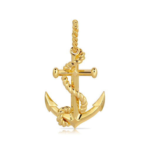 Anchor Pendant (Medium) - Saints Gold Co.