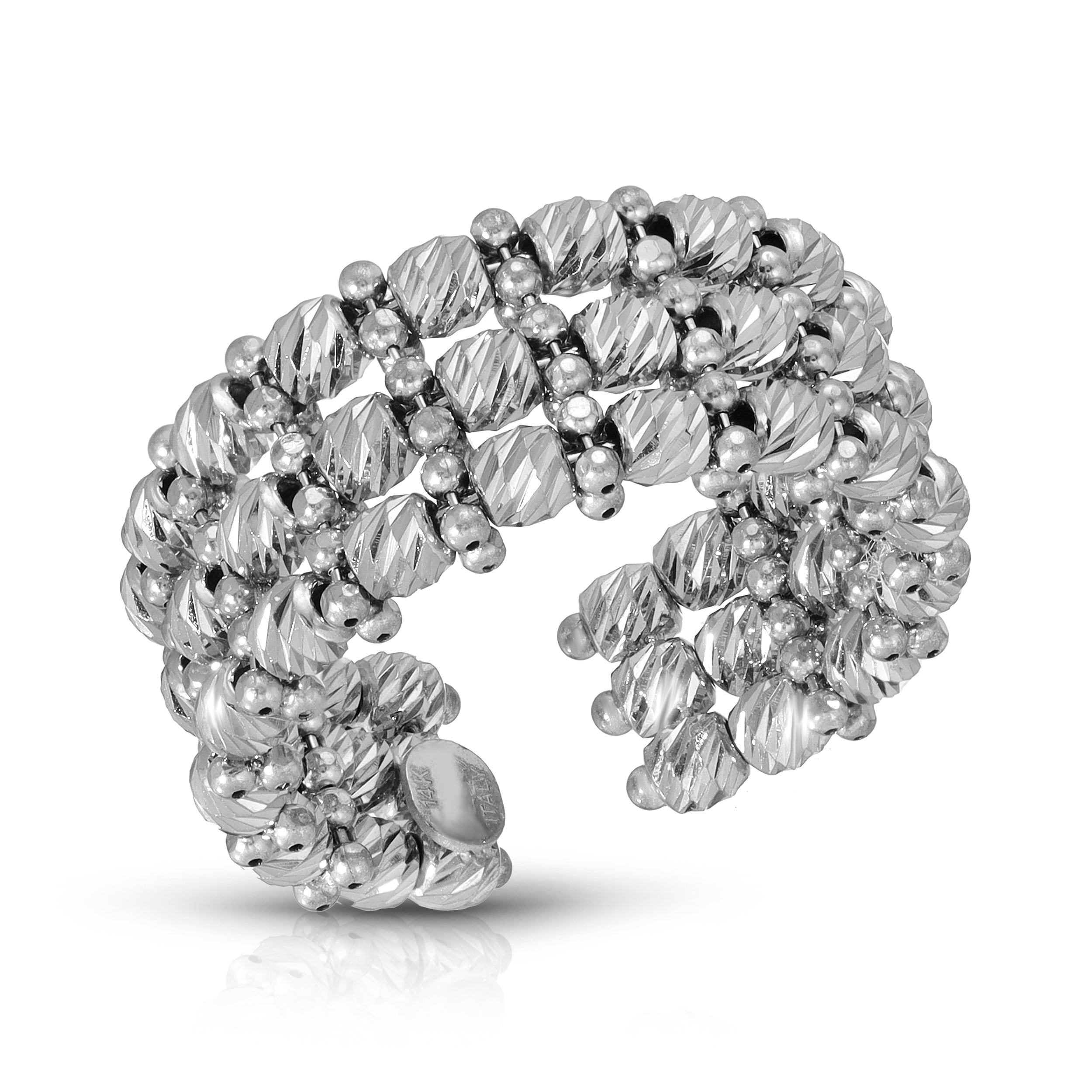 Moonbead Ring 3 Row - Saints Gold Co.