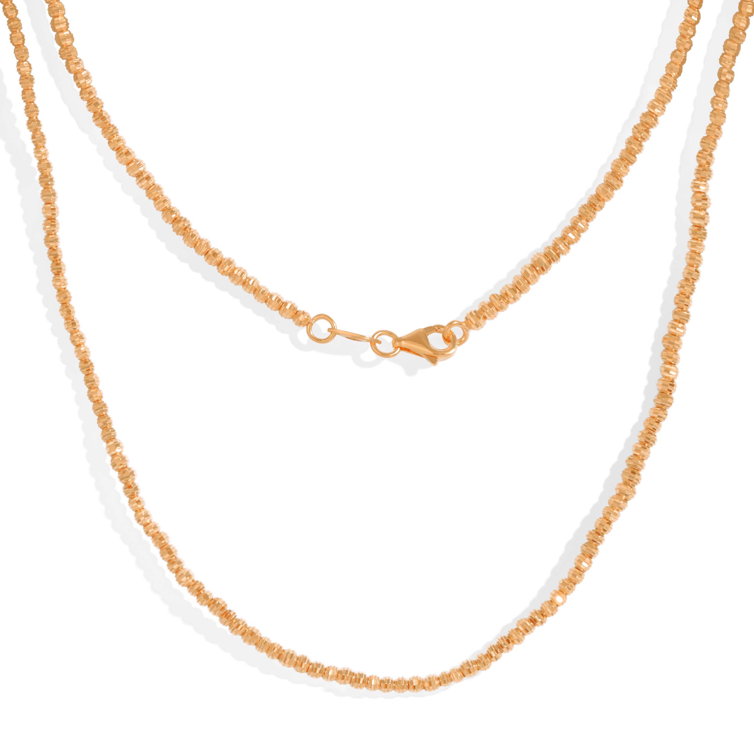 2.2MM Moonbead Chain - Saints Gold Co.