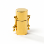 Plain 14K Gold Barrel Lock