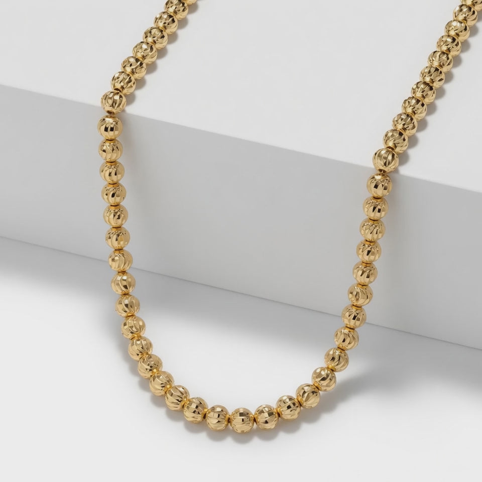 18K Moonbead Chain