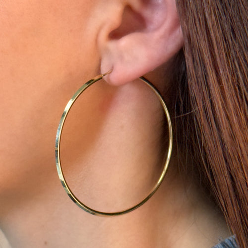 Mirror Cut Endless Hoops