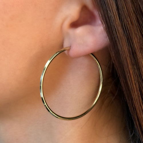 Mirror Cut Endless Hoops