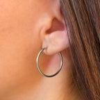 High Polished Endless Hoops