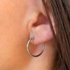 High Polished Endless Hoops