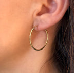 High Polished Endless Hoops